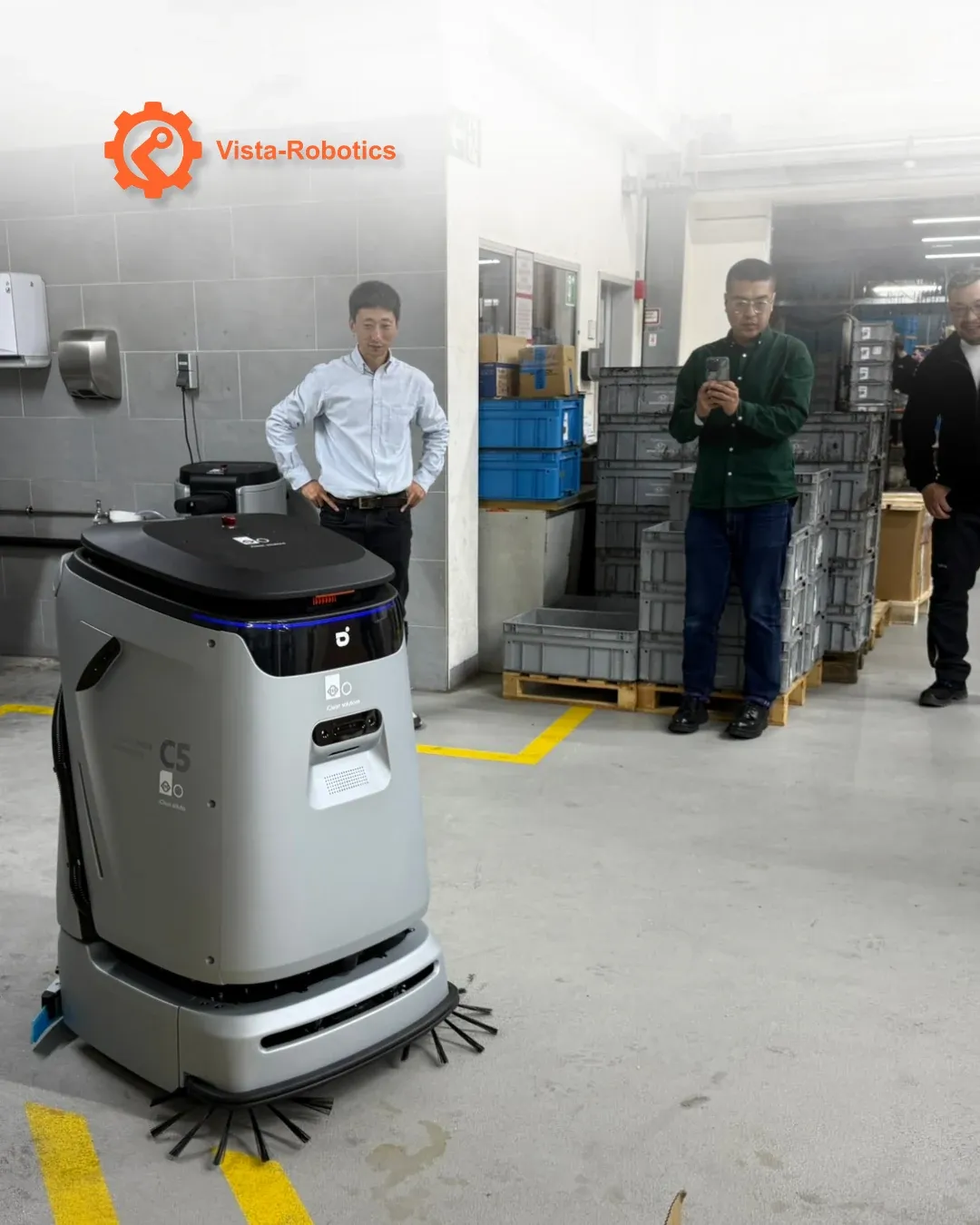 Inbetriebnahme des AGIBOT C5 bei Hugo Benzing