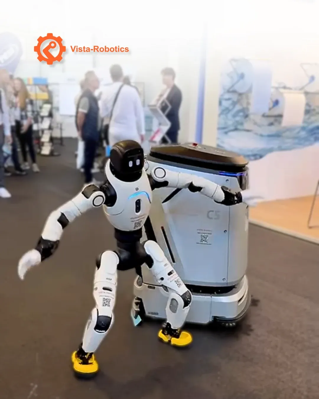 AGIBOT C5 und AGIBOT X2 live auf der Clean Pro Expo 2026