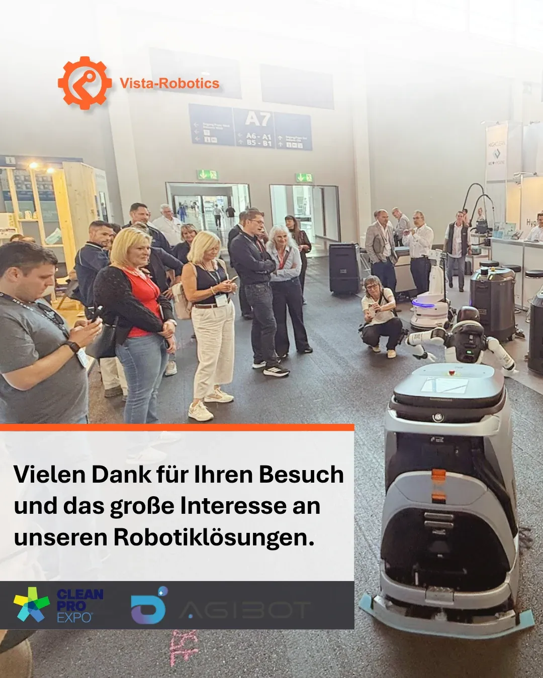 Vista-Robotics bedankt sich für drei erfolgreiche Tage auf der Clean Pro Expo 2026