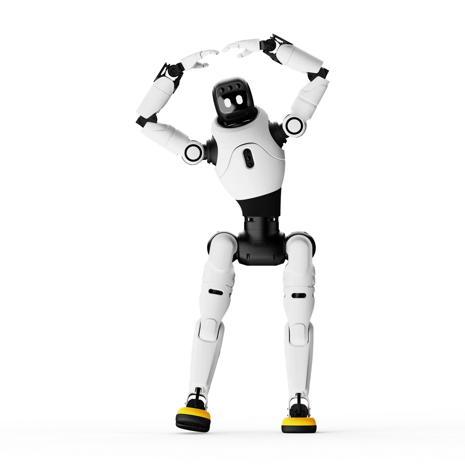 AGIBOT X2 formt ein Herz mit den Händen