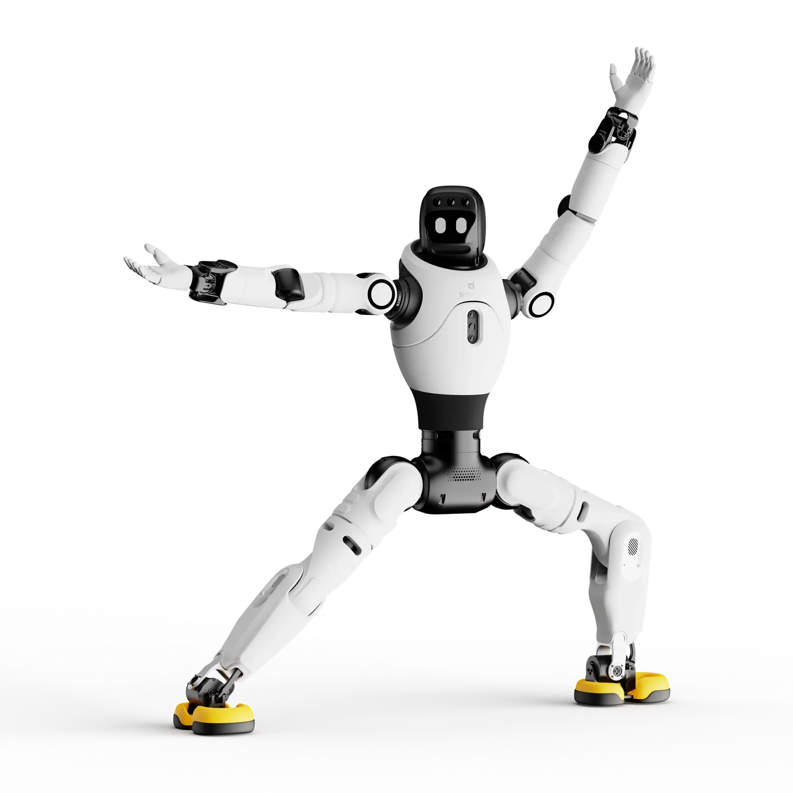 AGIBOT X2 bei einer Kung-Fu-Bewegung
