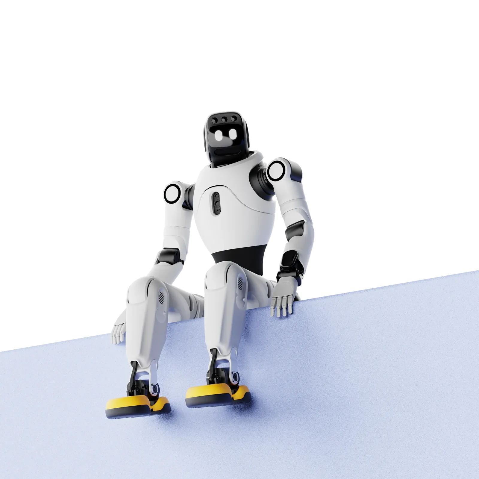 AGIBOT X2 sitzend