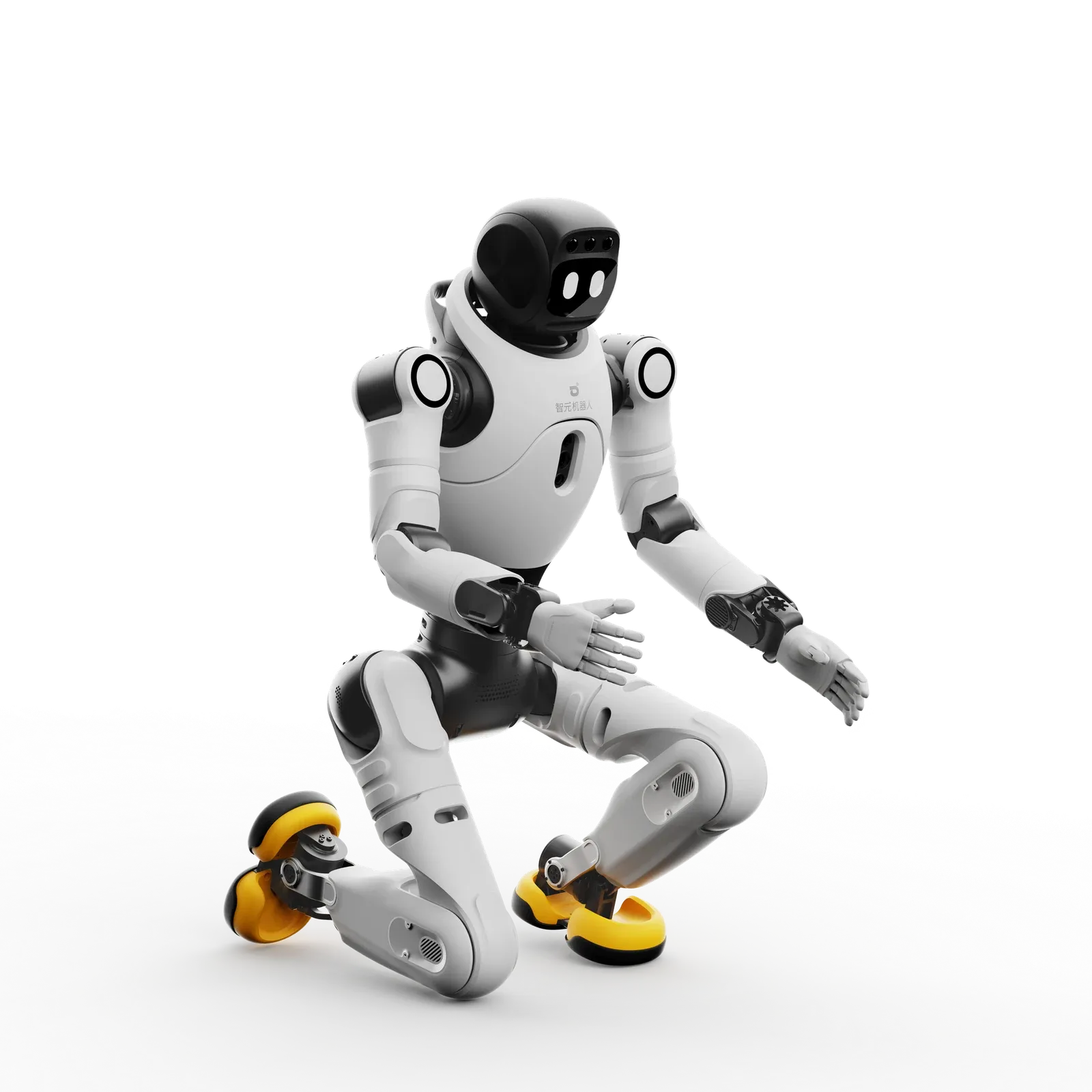 AGIBOT X2 in der Hocke